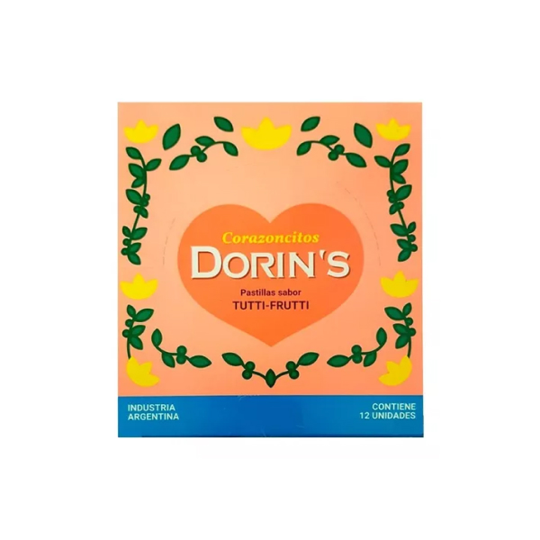 DORIN´S TUTTI FRUTTI POR 12 UNIDADES