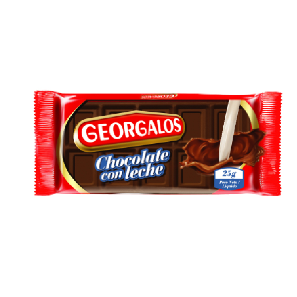 COLMENITA CHOC.C/LECHE POR 24 UNIDADES POR 25 GRS.